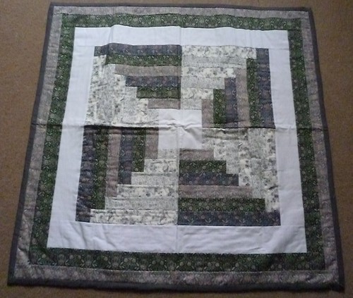 Various browns lap - browns, quilt