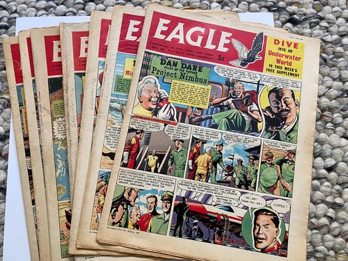 Eagle comics from - x7, see