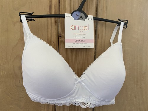 Angel body soft white bra - soft,