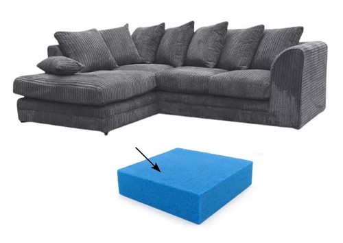 Jumbo cord corner sofa - jumbo,