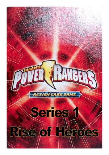 Power rangers action card - action,