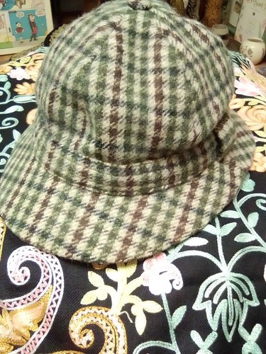 Tweed vintage deer - stalker, hat