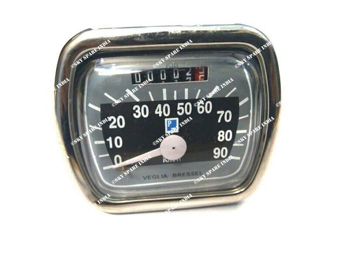 Vespa speedometer black grey - speedometer,
