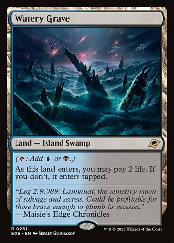 Mtg watery grave - grave,, nm-mint