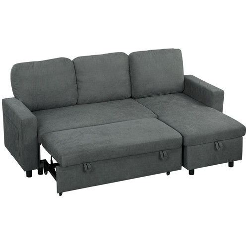 Shaped corner sofa bed pull - l,