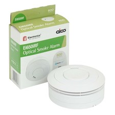 Aico Ei650IRF  Optical Smoke Alarm Battery Powered Expiring 2033 With Base