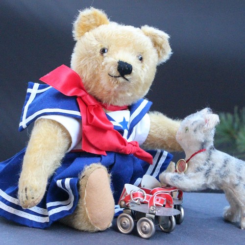 Antique steiff teddy - teddy, w