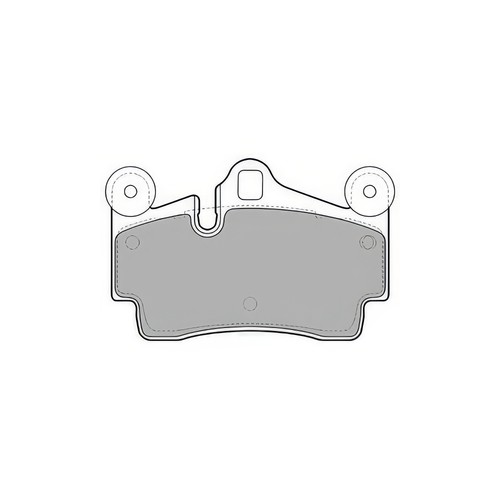 Delphi lp1998 brake pad set - lp1998,