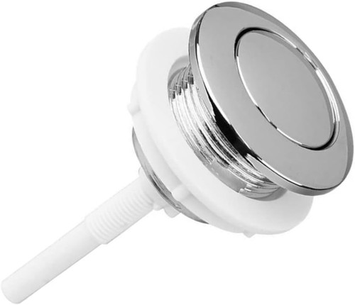 Toilet flush button single - button,
