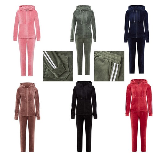Womens velvet velour stripe - velvet, 2