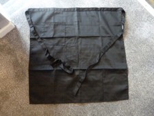 UNISEX  BLACK  CHEF  COTTON   HALF APRON  WITH A POCKET    (brand new)