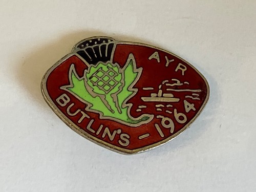1964 butlins ayr - ayr, enamel
