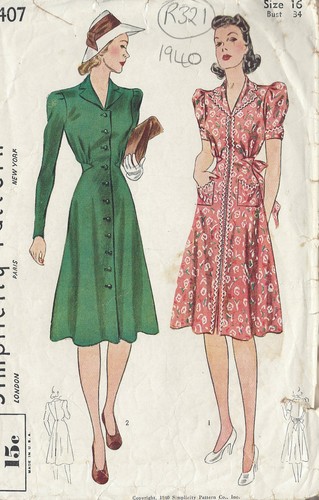 1940 vintage sewing pattern - vintage,