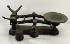 Antique Black Cast Iron Scale