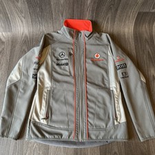 Vintage Vodafone Mercedes McLaren Formula 1 Soft Shell Jacket Size M Medium VGC