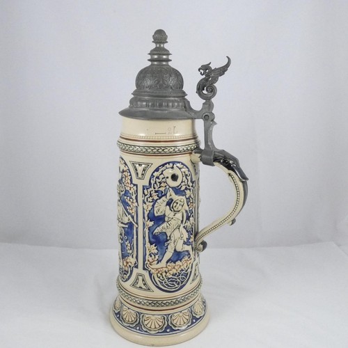 German ceramic beer - german, stein