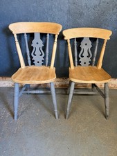 Pair Of Wooden Fiddleback