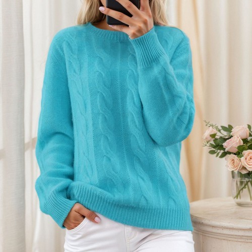 Womes ladies jumper tops cable - womes,