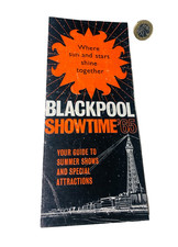Theatre Leaflet Blackpool Show Time 1965 Vintage ra