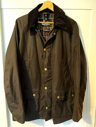 Barbour ashby wax jacket - jacket, olive
