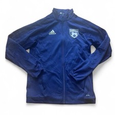 Adidas Mens Track Jacket Top Navy Size Medium  FC