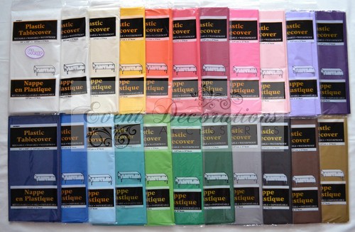 Oblong plastic tablecloth - oblong,