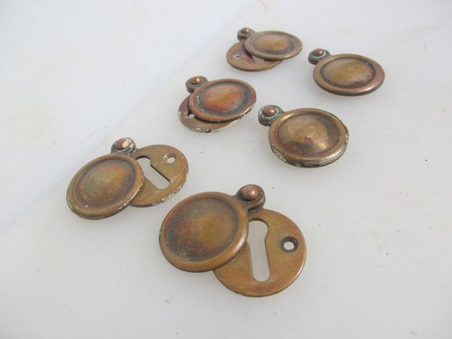Vintage bronze keyhole - keyhole, cover