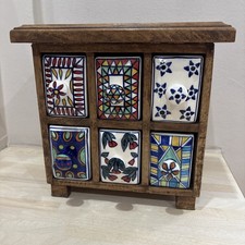 Pier 1 Apothecary Wooden Spice