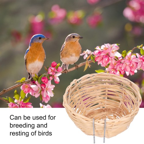 4pcs bamboo woven bird - 4pcs,