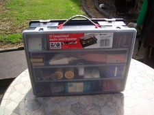  Zag Portable Double Organizer - With Numbered Embroider Threads + Others.