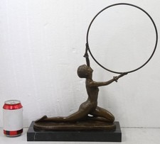 Art Deco Bronze Lady Dancer
