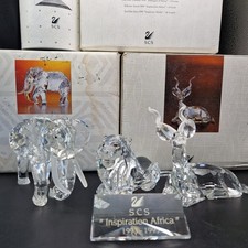 Swarovski Elephant Lion Kudu Crystal SCS Inspiration Africa 175703 185410 169970