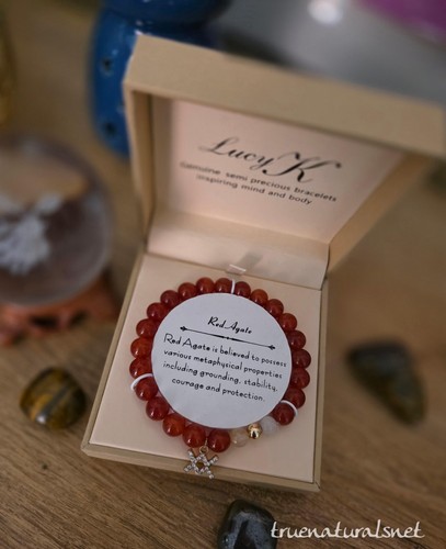 Lucy genuine semi precious - k,