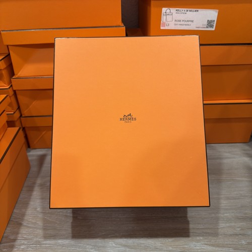 Hermes orange empty - gift, box