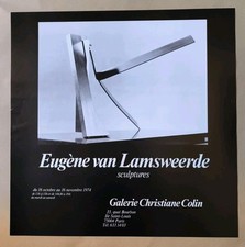 Eugène Van Lamsweerde 1974 Poster Exhibition Galerie Christiane Collin Paris