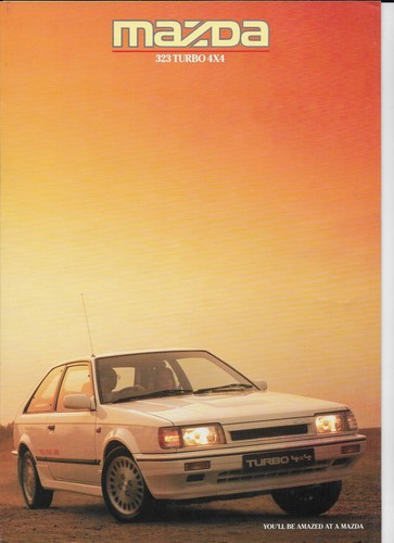 Mazda 323 turbo 4x4 - turbo, foldout