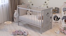 Baby cot with mattress - cot,