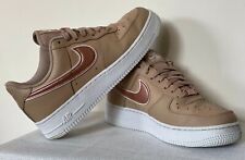 Nike Air Force 1 ‘07 Essential Hemp Metallic Rose Gold Size 6 AF1 Trainers Shoes