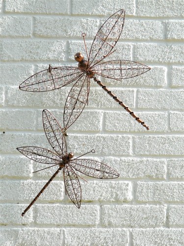 Metal wall art dragonfly - metal,