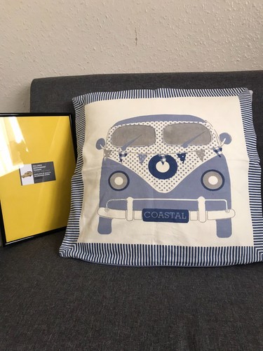Camper cushion cover - cover, blue