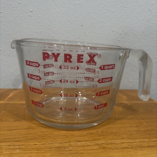 Vintage pyrex glass liquid - pyrex,