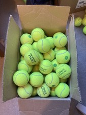 30 Used Green Tennis Balls