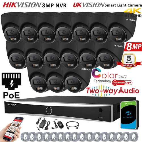 Hikvision 8mp nvr - hikvision, poe