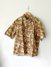 A.P.C. 'Joey' Multi Camoflage Print  Relaxed Fit Short Sleeve Shirt XXL £169 BIG