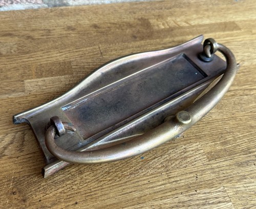 Vintage solid brass art deco - solid,