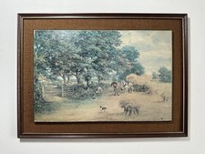 Vintage Framed Print on Board