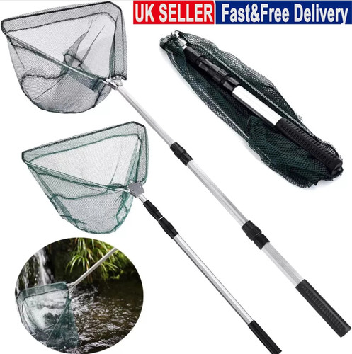 Folding fishing pole - folding, landing