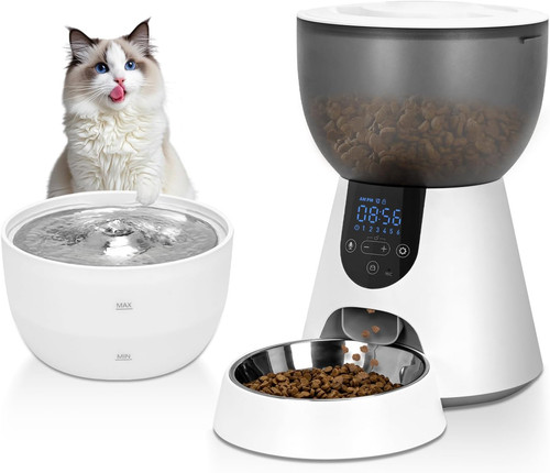 Automatic cat feeder and water - cat,
