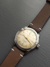 Vintage Rare ENICAR Super Ultrasonic Seapearl Manual Beautiful Dail Watch 34.5mm