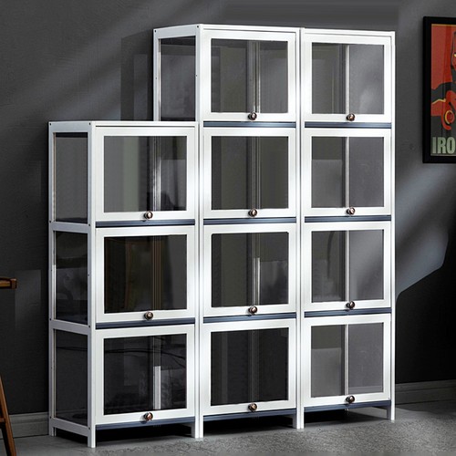 Tier display case bamboo - case,